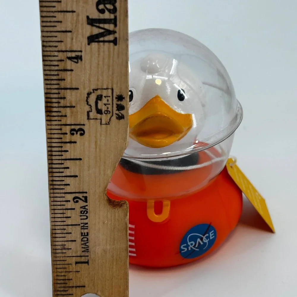 Bud Space‎ Duck Astronaut Orange NASA Inspired Rubber Duck Collectible NIB 2006